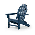Adirondackstuhl 80 x 78 x 95 cm Kunststoff Dunkelblau für Garten und Terrasse