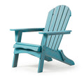 Adirondack Gartenstuhl 83 x 81 x 98 cm Holz Türkis - mit breiten Armlehnen